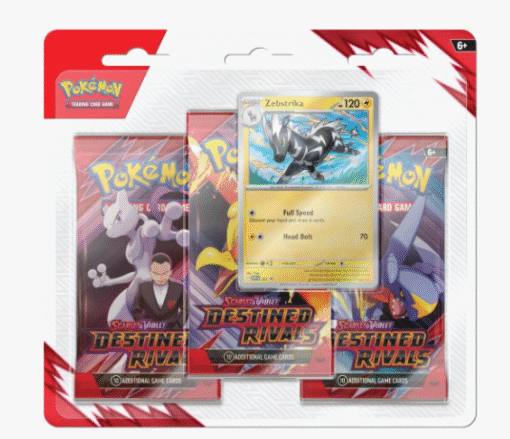 Destined Rivals 3 Pack Blister [Zebstrika] - SV10: Destined Rivals (DRI)
