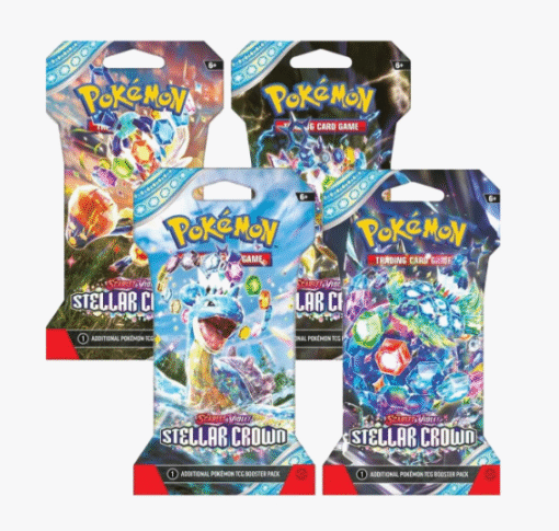 Stellar Crown Sleeved Booster Pack Art Bundle [Set of 4] - SV07: Stellar Crown (SCR)
