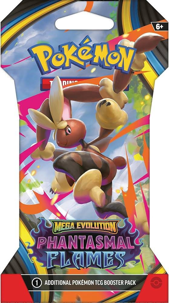 Mega Evolution: Phantasmal Flames Sleeved Booster Pack (10 Cards) - Image 3