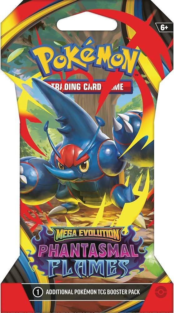 Mega Evolution: Phantasmal Flames Sleeved Booster Pack (10 Cards) - Image 4