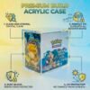 Pokemon TCG Booster Box Acrylic Case Magnetic Display Anti UV Protector Clear
